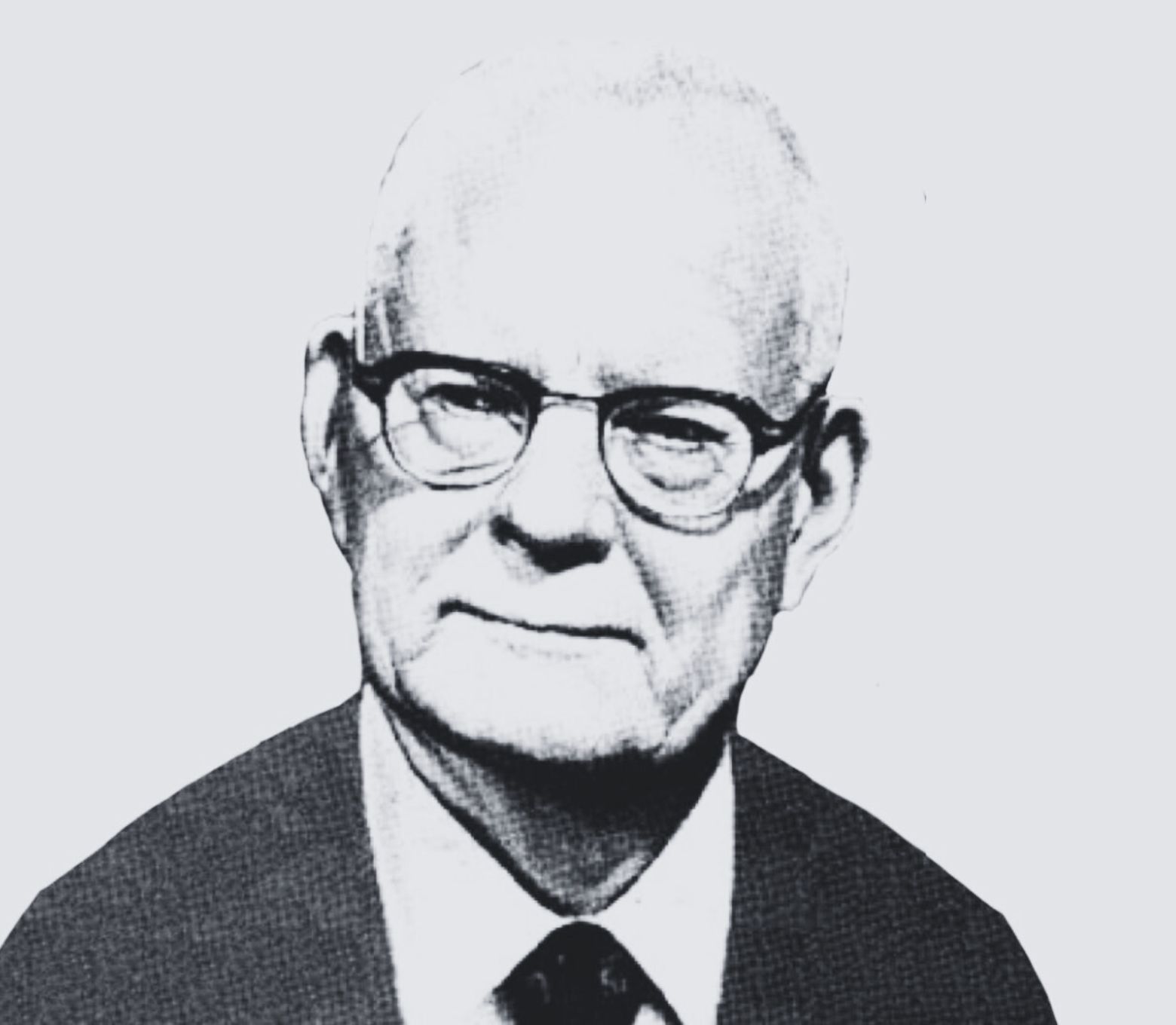 Foto de W. Edwards Deming, estatístico e consultor de gestão.